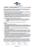 WARRANTY – DANPALON
