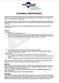 DANPALON – CLEANING INSTRUCTIONS
